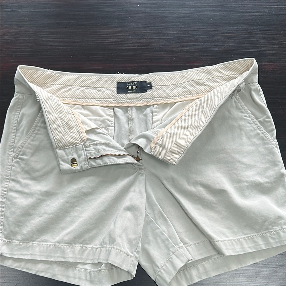 J. Crew Chino Women's Khaki Shorts size 8